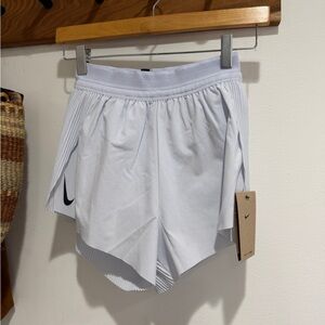 Nike Light Blue/White Women's Athletic Shorts